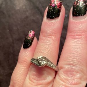14 K White Gold Diamond Ring - Kay’s